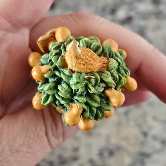 NIB CARLTON CARDS PARTRIDGE IN A PEAR TREE 12 DAYS OF CHRISTMAS HOLIDAY ORNAMENT - Picture 11 of 12